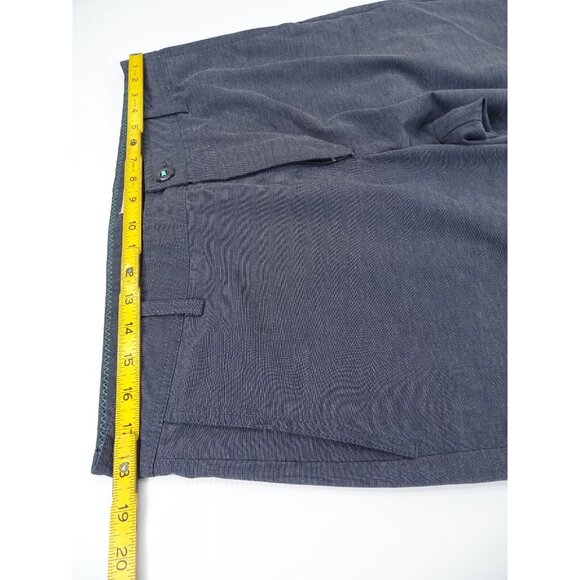 Linksoul Pinstripe Flat Front Blue Gray Golf Pants Mens 36x31 - Picture 5 of 6